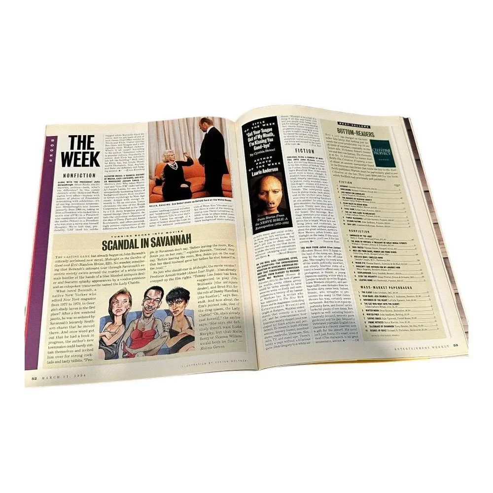 1994 MARCH 11 ENTERTAINMENT WEEKLY MAGAZINE - LUKE PERRY COVER - PB 1317‎